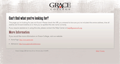 Desktop Screenshot of gracecoll.org